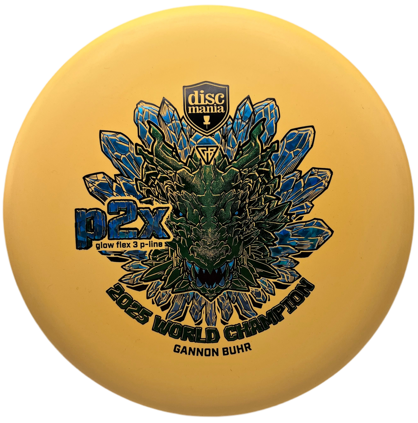 DISCMANIA - GANON BUHR GLOW P-LINE P2X FLEX 3 TRIUMPH SERIES (2025 WORLD CHAMPION) 174g