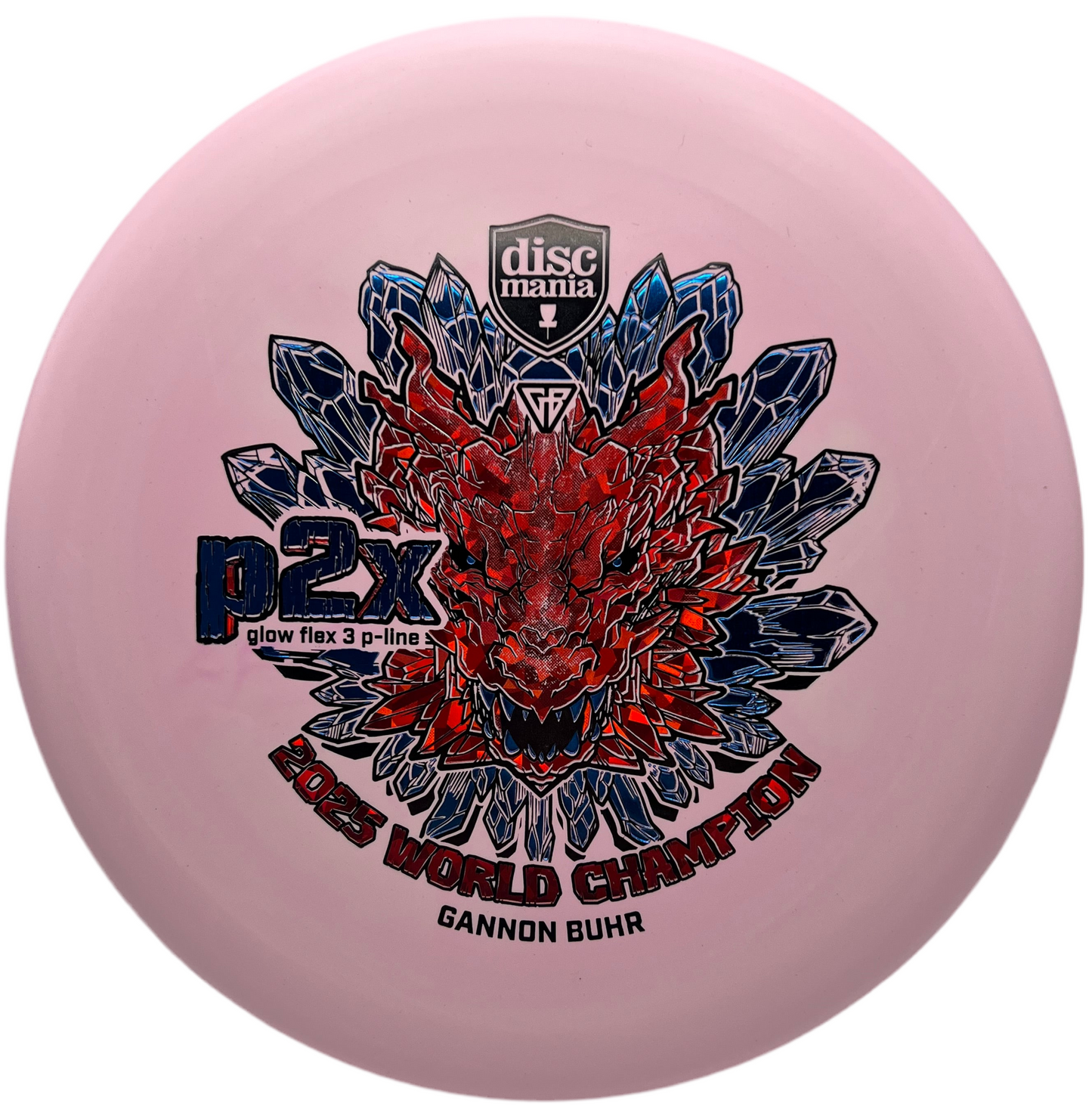 DISCMANIA - GANON BUHR GLOW P-LINE P2X FLEX 3 TRIUMPH SERIES (2025 WORLD CHAMPION) 173g