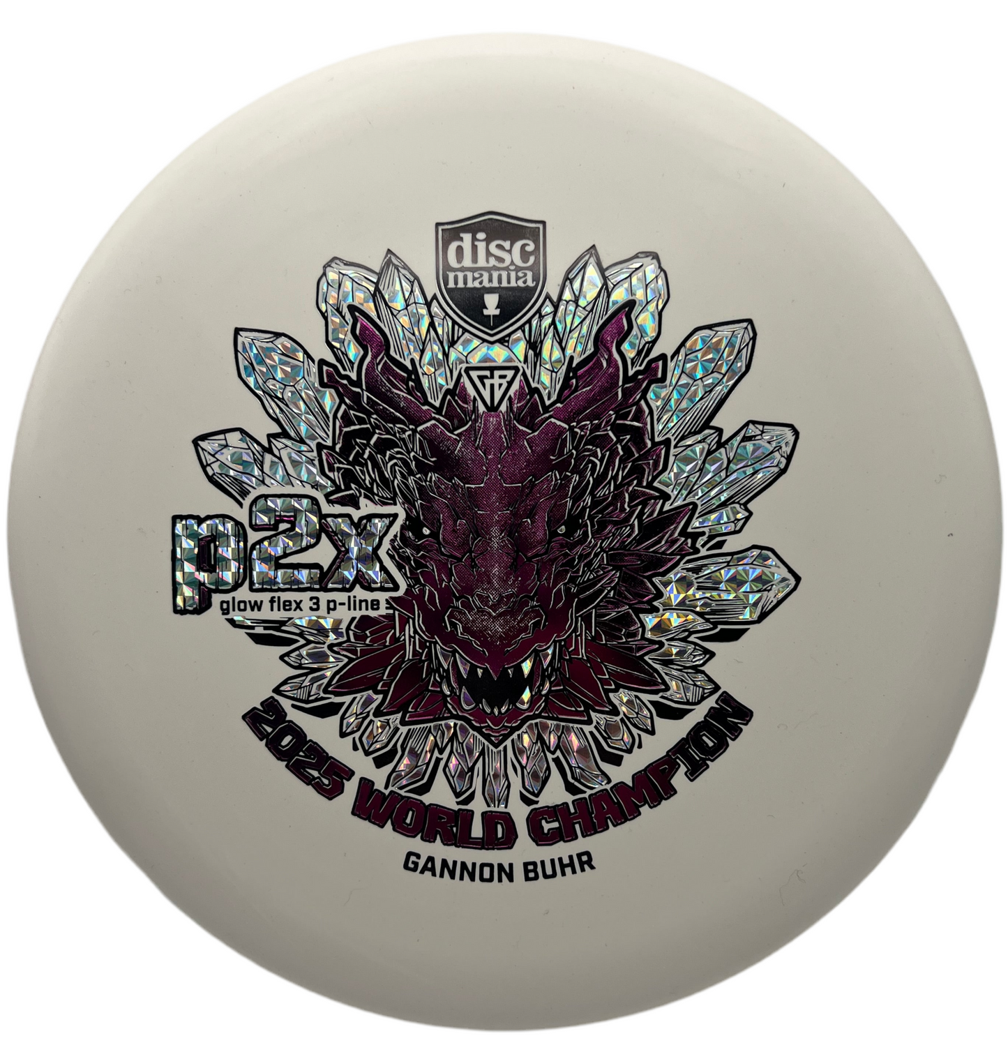DISCMANIA - GANON BUHR GLOW P-LINE P2X FLEX 3 TRIUMPH SERIES (2025 WORLD CHAMPION) 174g