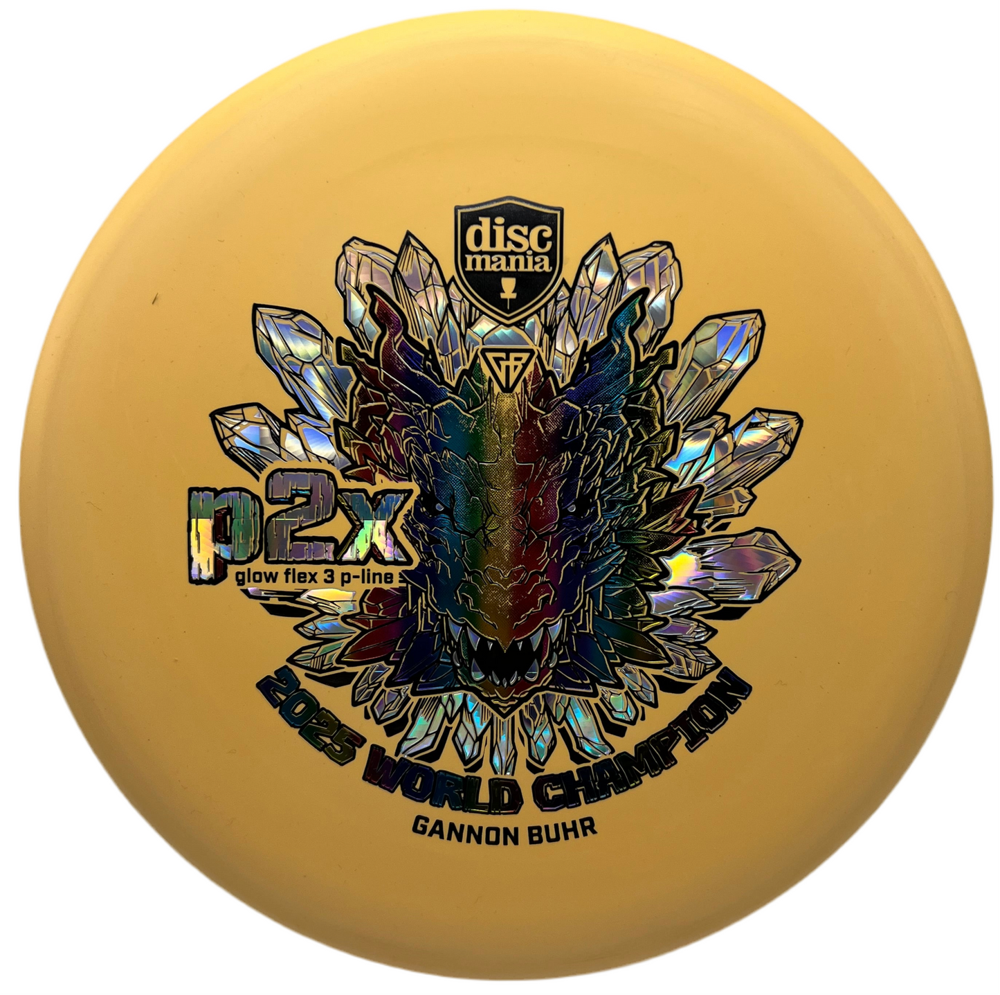 DISCMANIA - GANON BUHR GLOW P-LINE P2X FLEX 3 TRIUMPH SERIES (2025 WORLD CHAMPION) 174g