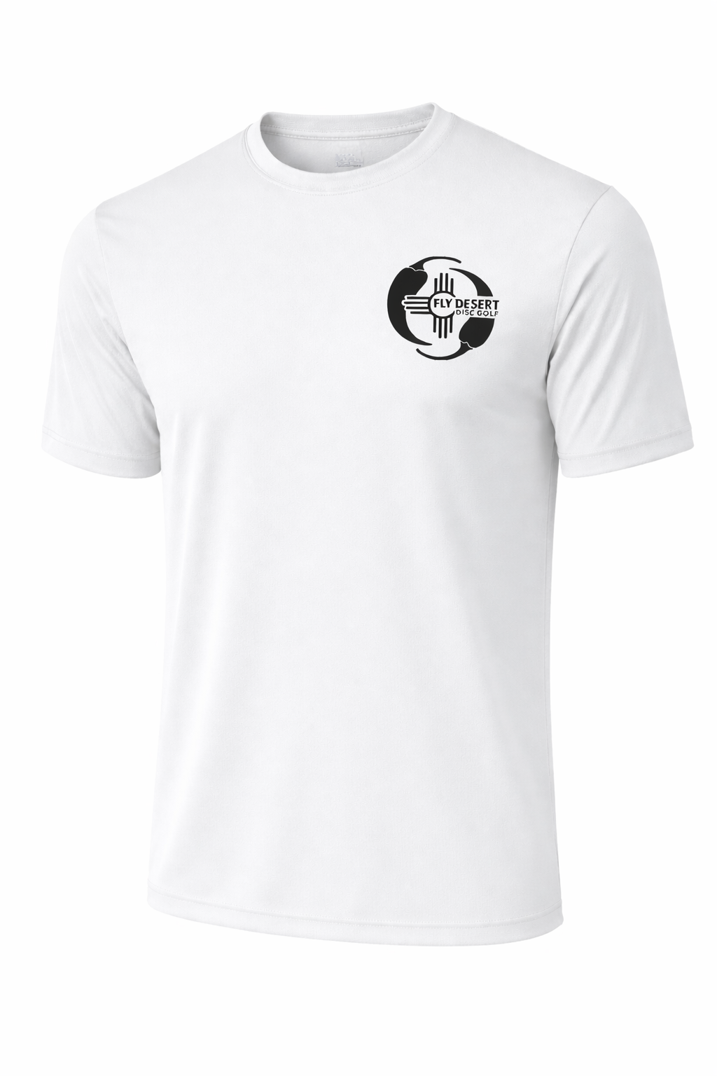 FLY DESERT DISC GOLF - YIN YANG CHILE LOGO LONG SLEEVE DRY FIT (LARGE) - WHITE
