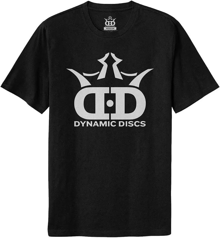DYNAMIC DISCS - STANDARD D'S LOGO T-SHIRT - LARGE (BLACK)