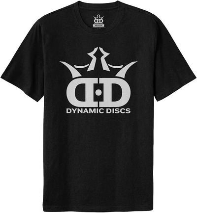 DYNAMIC DISCS - STANDARD D'S LOGO T-SHIRT - MEDIUM (BLACK)