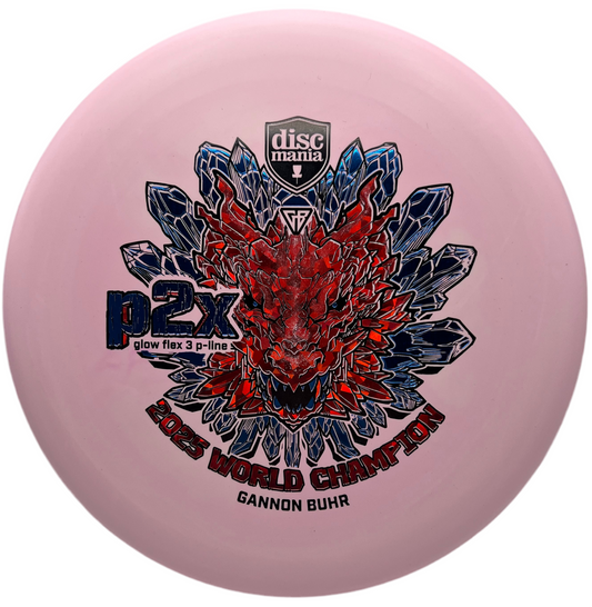 DISCMANIA - GANON BUHR GLOW P-LINE P2X FLEX 3 TRIUMPH SERIES (2025 WORLD CHAMPION) 173g