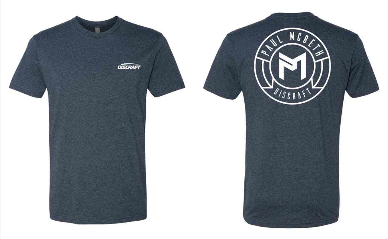 DISCRAFT - PAUL MCBETH T-SHIRT CIRCLE LOGO (XL)