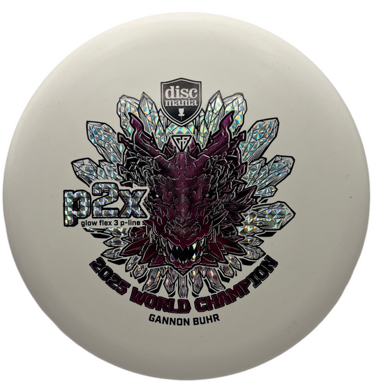 DISCMANIA - GANON BUHR GLOW P-LINE P2X FLEX 3 TRIUMPH SERIES (2025 WORLD CHAMPION) 174g
