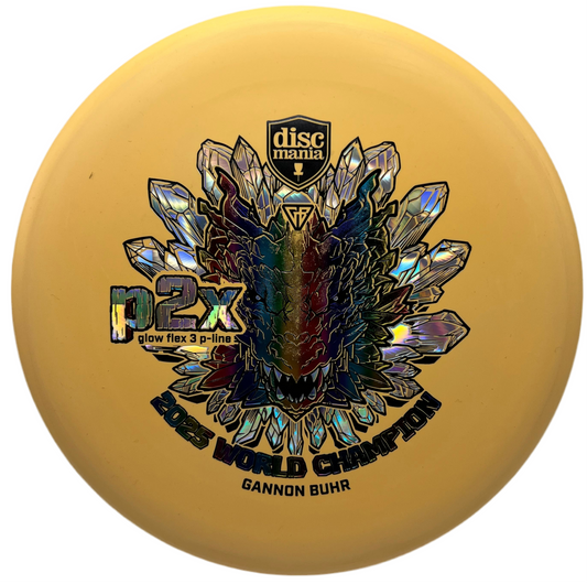 DISCMANIA - GANON BUHR GLOW P-LINE P2X FLEX 3 TRIUMPH SERIES (2025 WORLD CHAMPION) 174g