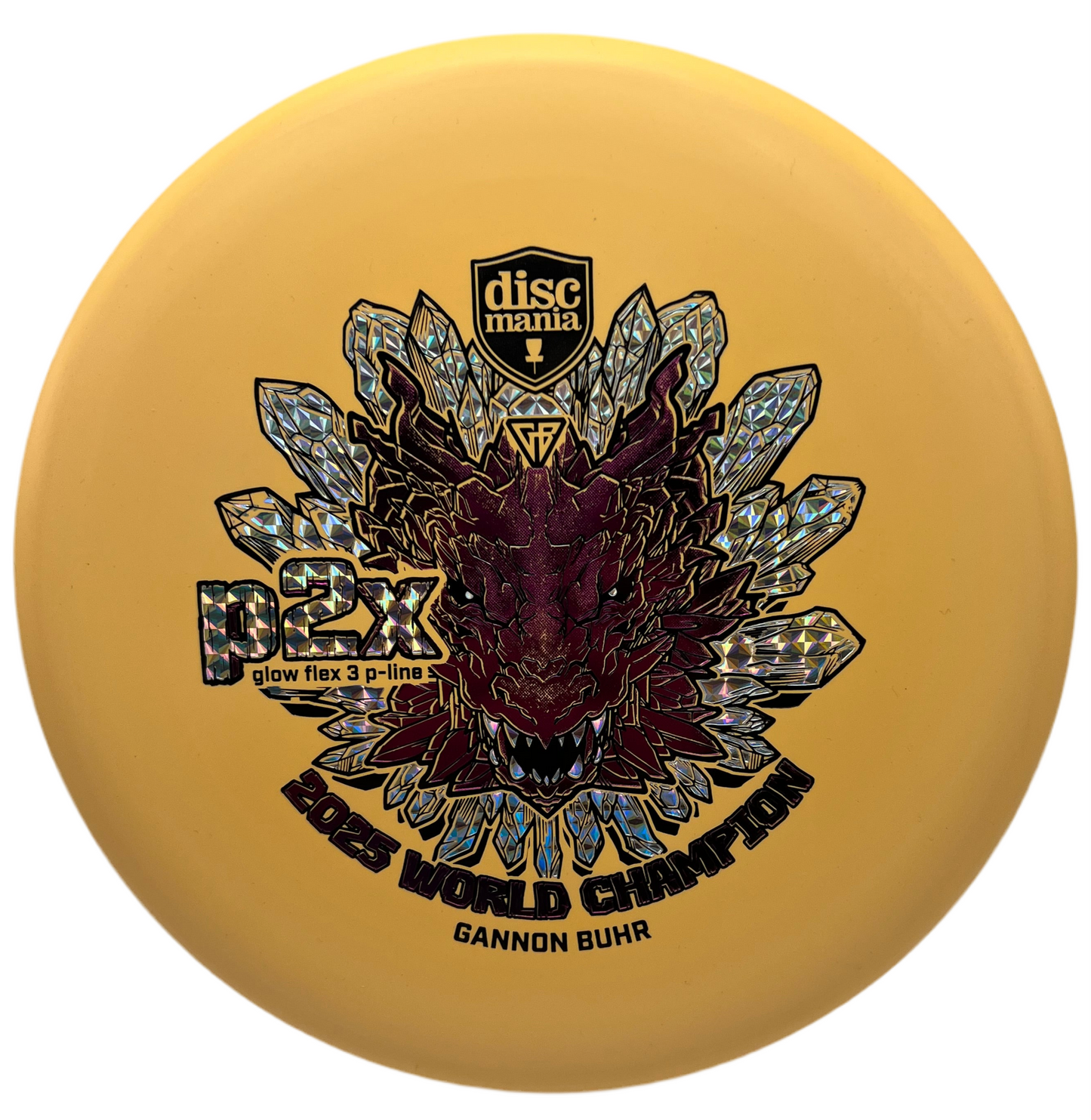 DISCMANIA - GANON BUHR GLOW P-LINE P2X FLEX 3 TRIUMPH SERIES (2025 WORLD CHAMPION) 174g