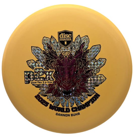 DISCMANIA - GANON BUHR GLOW P-LINE P2X FLEX 3 TRIUMPH SERIES (2025 WORLD CHAMPION) 174g
